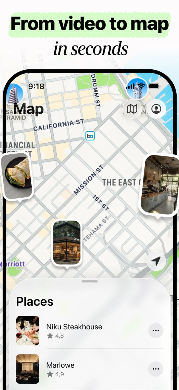 From video to map in seconds
